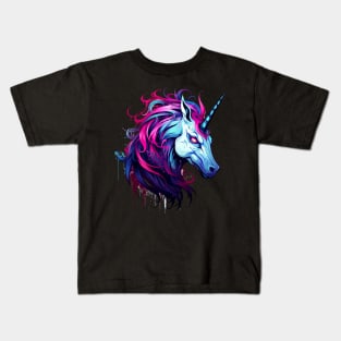 Creepy Unicorn Kids T-Shirt